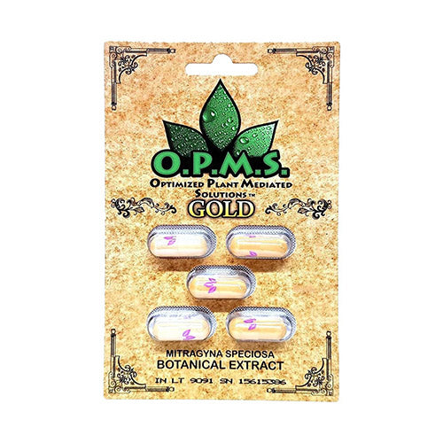 OPMS - Gold Kratom Capsules - MI VAPE CO 