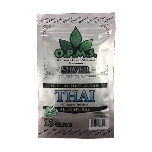 OPMs - Silver Thai Kratom Capsules - MI VAPE CO 