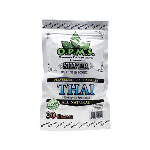 OPMs - Silver Thai Kratom Capsules - MI VAPE CO 