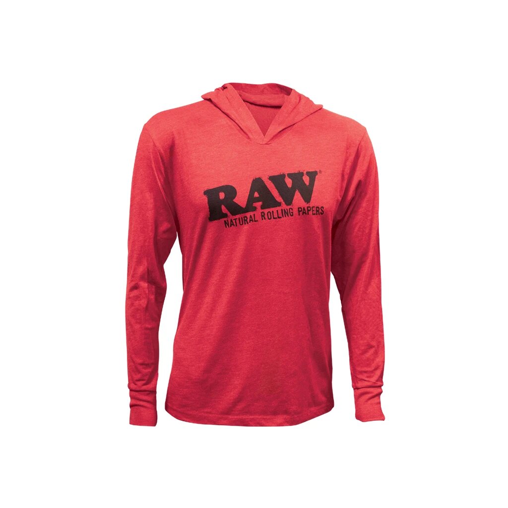 RAW - Men's Lightweight Hoodie (Red) - MI VAPE CO 