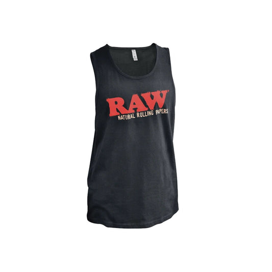 RAW - Black Tank Top - MI VAPE CO 